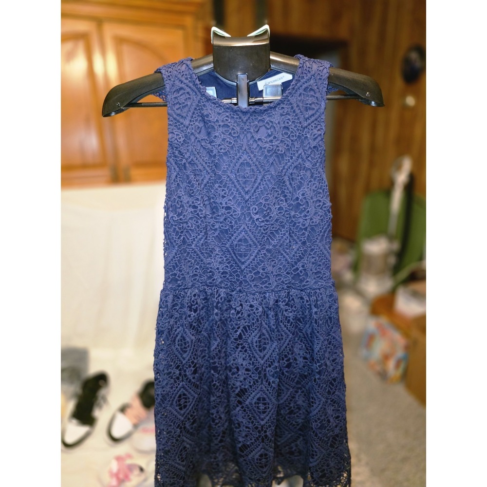 Francesca Crocheted Fully Lines‎ Dress Size S. Party, Holiday,16" PTP, 36"Long